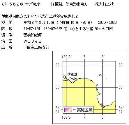 水路通報掲載内容