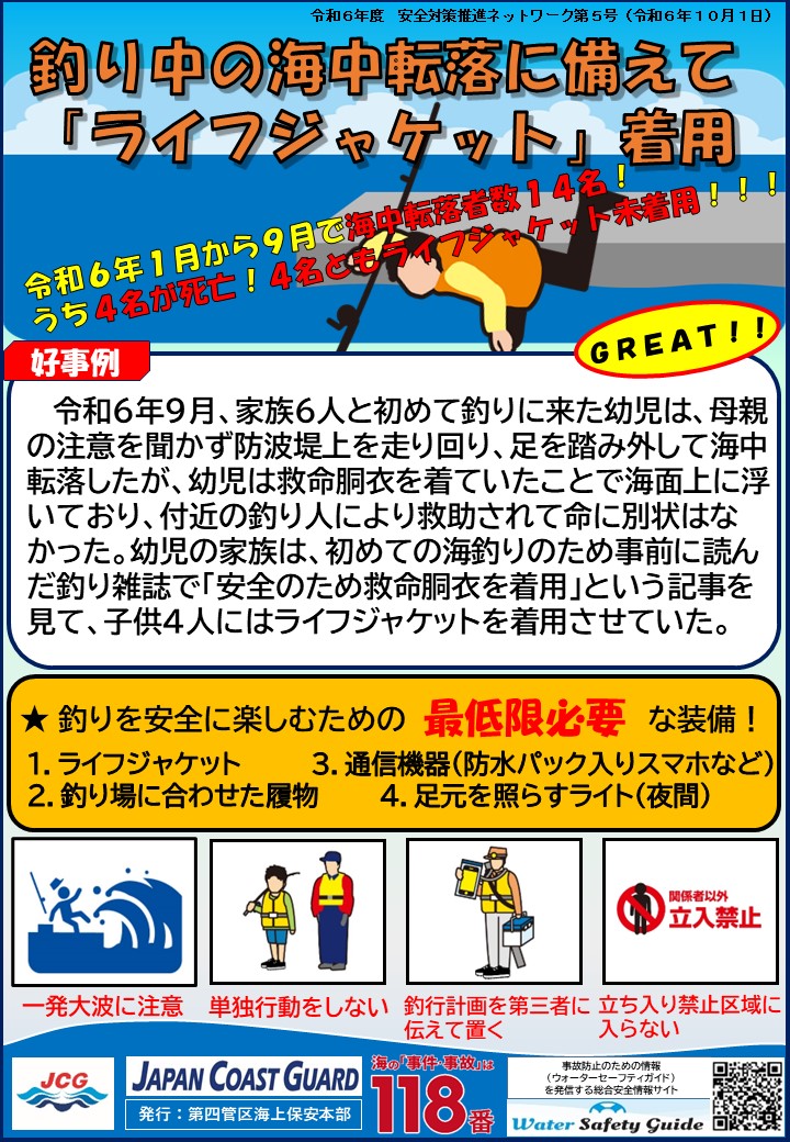 令和６年度海難防止カード第５号