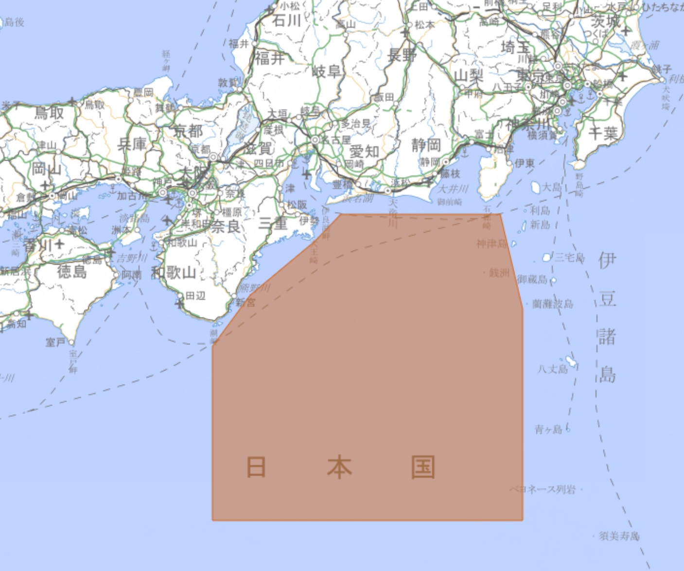 調査海域図