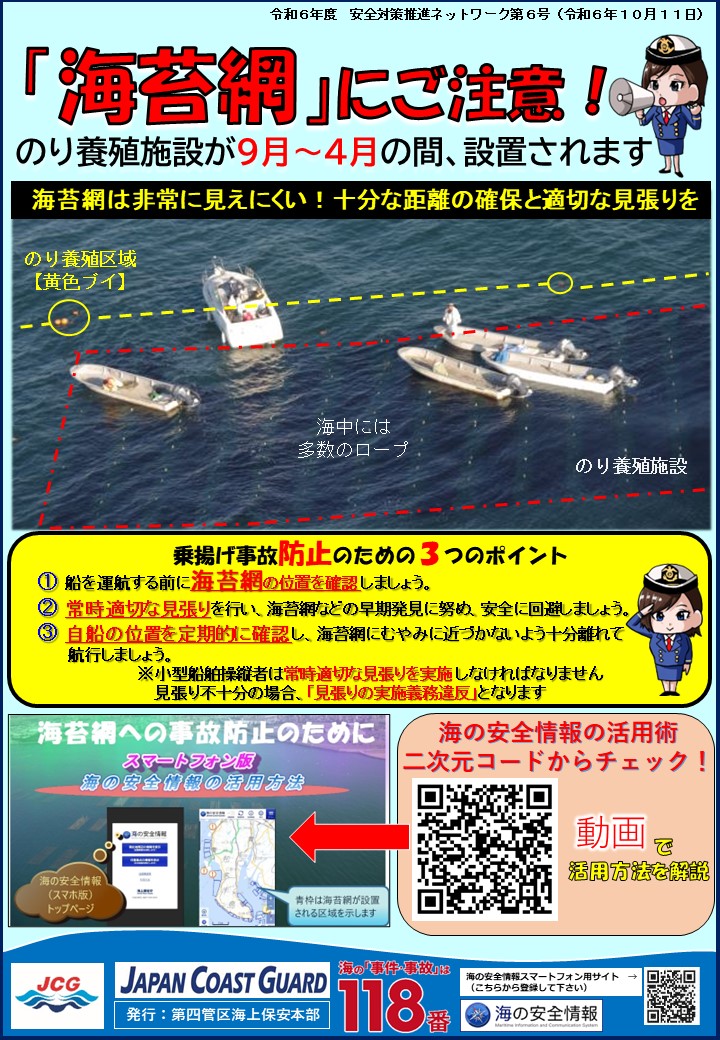 令和６年度海難防止カード第６号