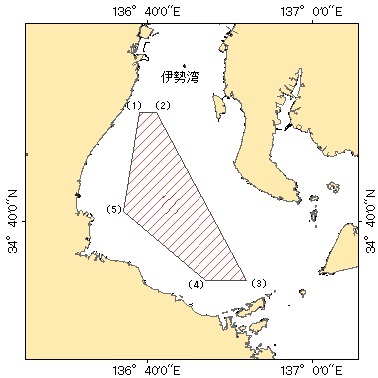 救助訓練海域図