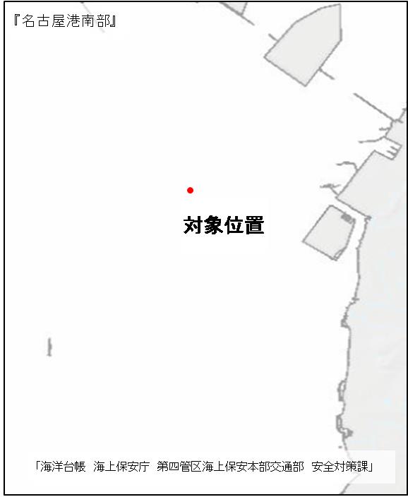 水中障害物位置図