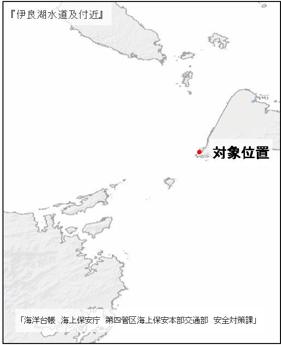 水中障害物位置図
