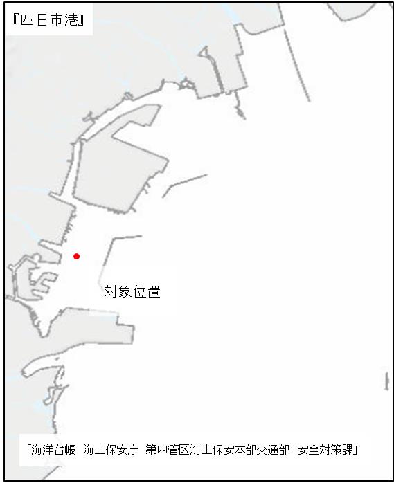 灯浮標位置図