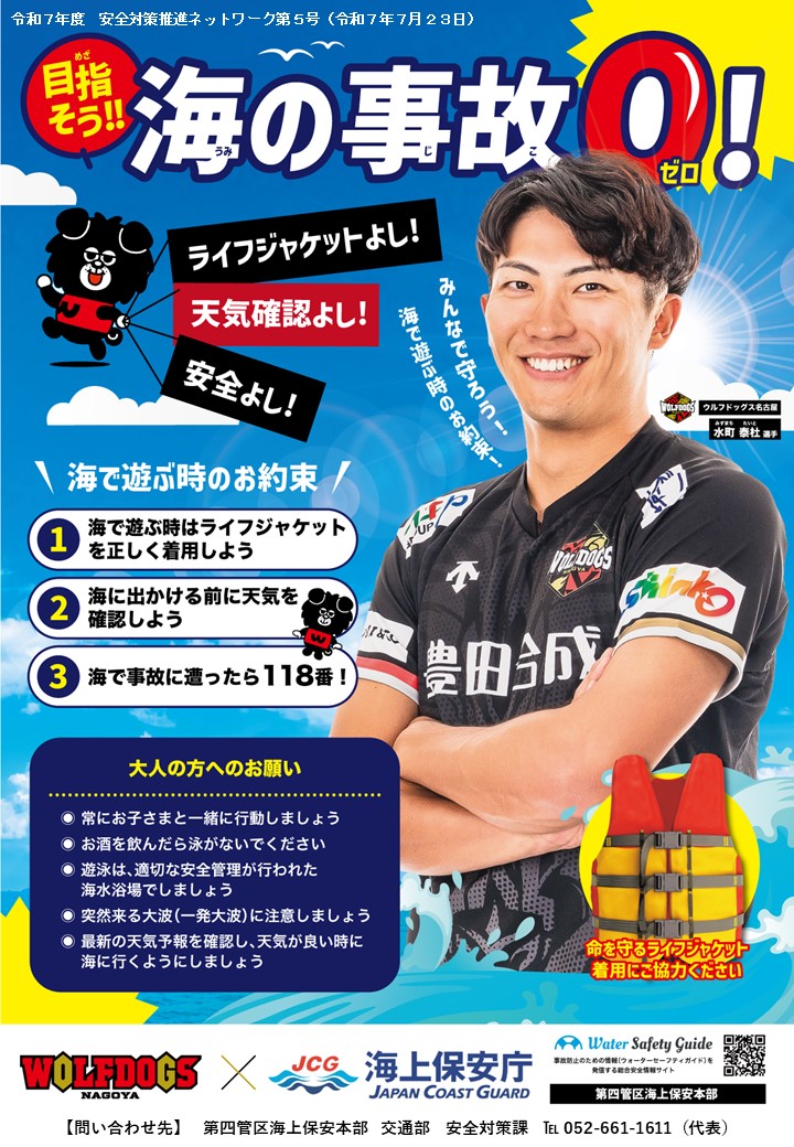 令和７年度海難防止カード第５号