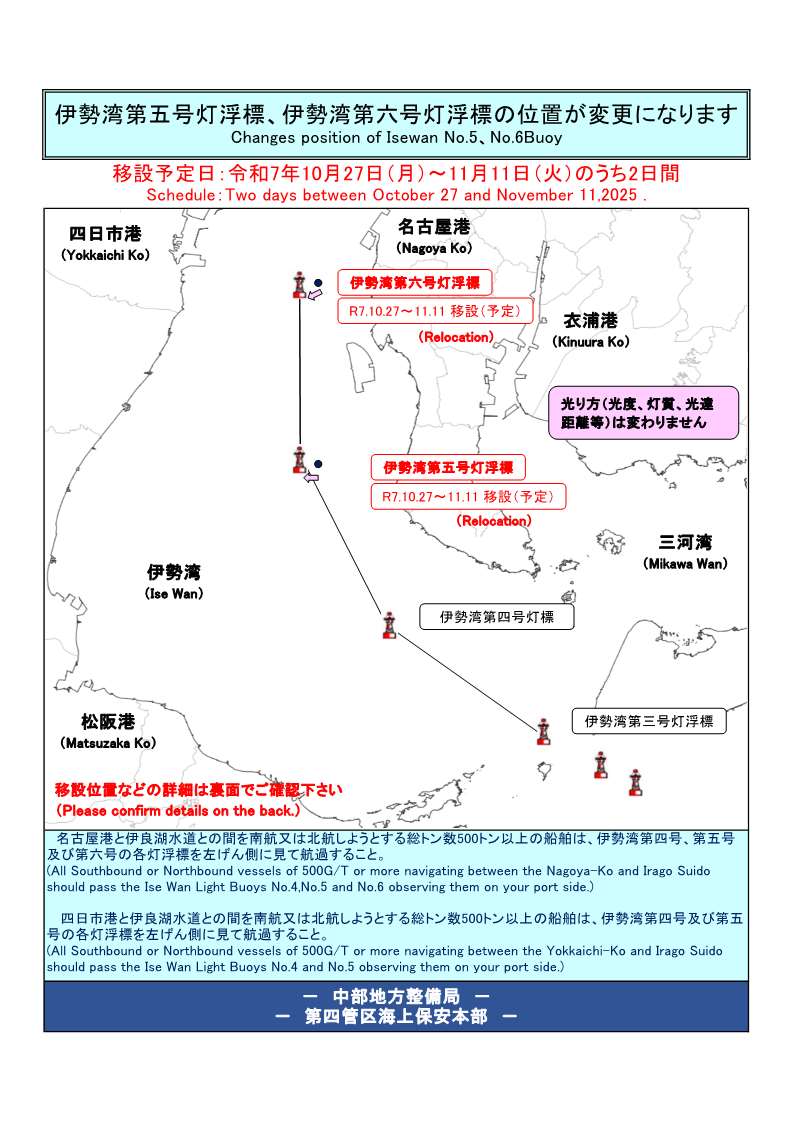 灯浮標位置変更チラシ１