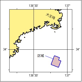 調査海域図