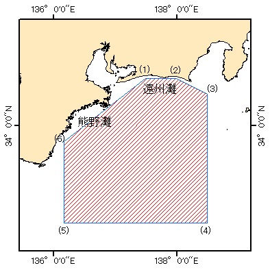 救難訓練海域図