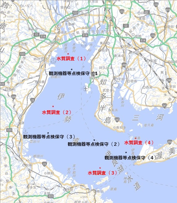 海洋調査海域図