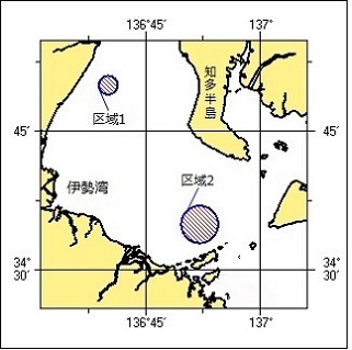 潜水訓練海域図