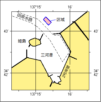 土砂投入地存在位置図