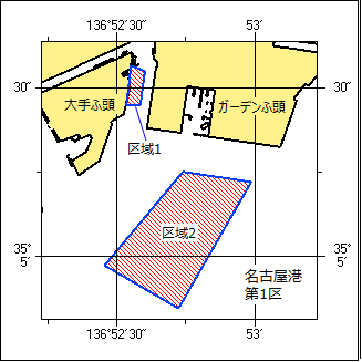 海上行事位置図