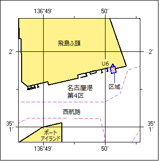 埋立て作業位置図