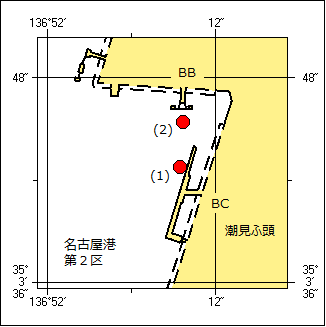 浅所存在位置図