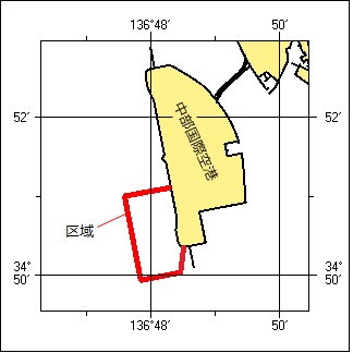 灯標及び灯浮標等点検作業位置図