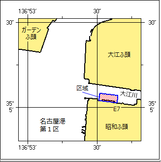 護岸改良工事位置図