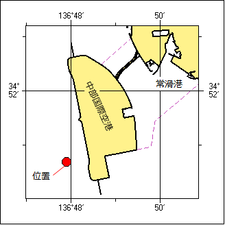 灯浮標廃止位置図