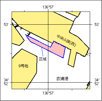 航泊禁止位置図