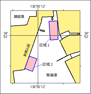 護岸改良工事位置図