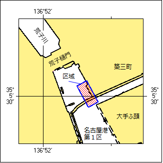 護岸改良工事位置図