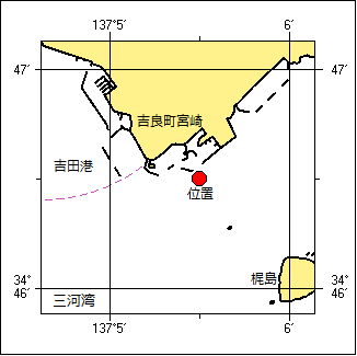 灯台改修工事位置図