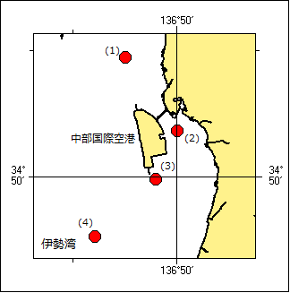 観測機器設置位置図