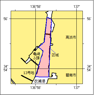 小型船舶操縦訓練位置図