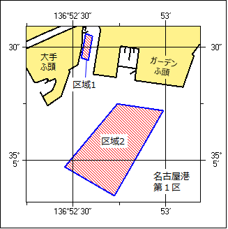 海上行事位置図