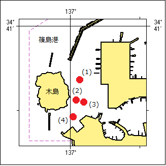 魚礁設置位置図