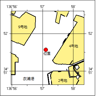 灯付浮標消灯位置図