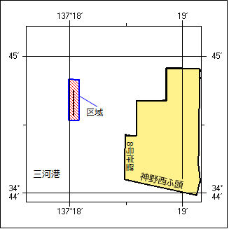 防波堤築造工事位置図