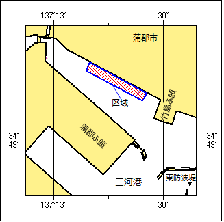 海上行事位置図