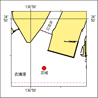 覆砂作業位置図