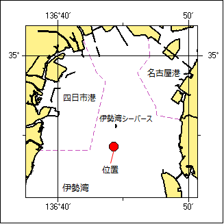 潜水作業位置図