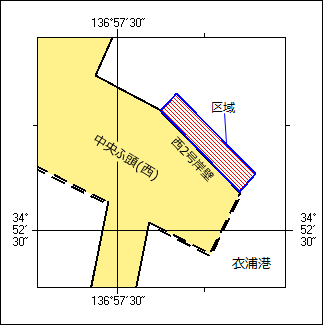 水難救助訓練位置図