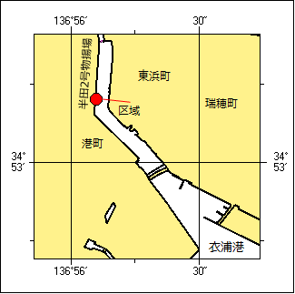 護岸補強工事位置図