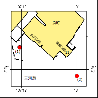 観測機器設置位置図