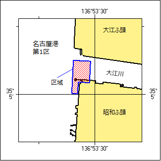 護岸築造工事位置図