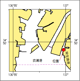 灯台改修工事位置図