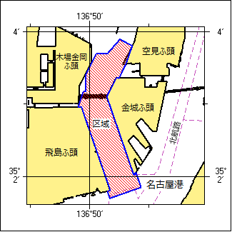 深浅測量位置図