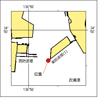 灯台復旧位置図