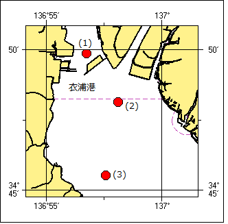 観測機器設置等位置図