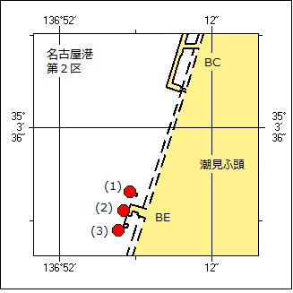 浅所存在位置図