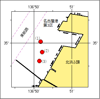 灯付浮標補修作業