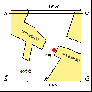 灯付浮標不存在位置図