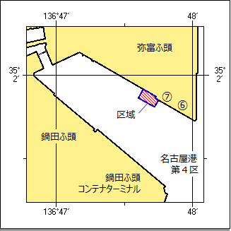 岸壁改良工事位置図