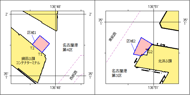 クレーン撤去作業等位置図