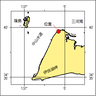 灯台改修工事位置図