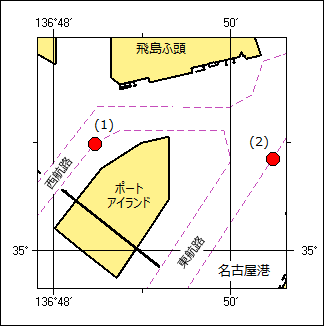 観測機器設置等位置図
