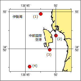 観測機器設置等位置図